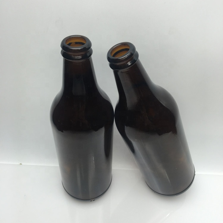 Manufacture wholesale 500ml brown amber glass beer bottle
