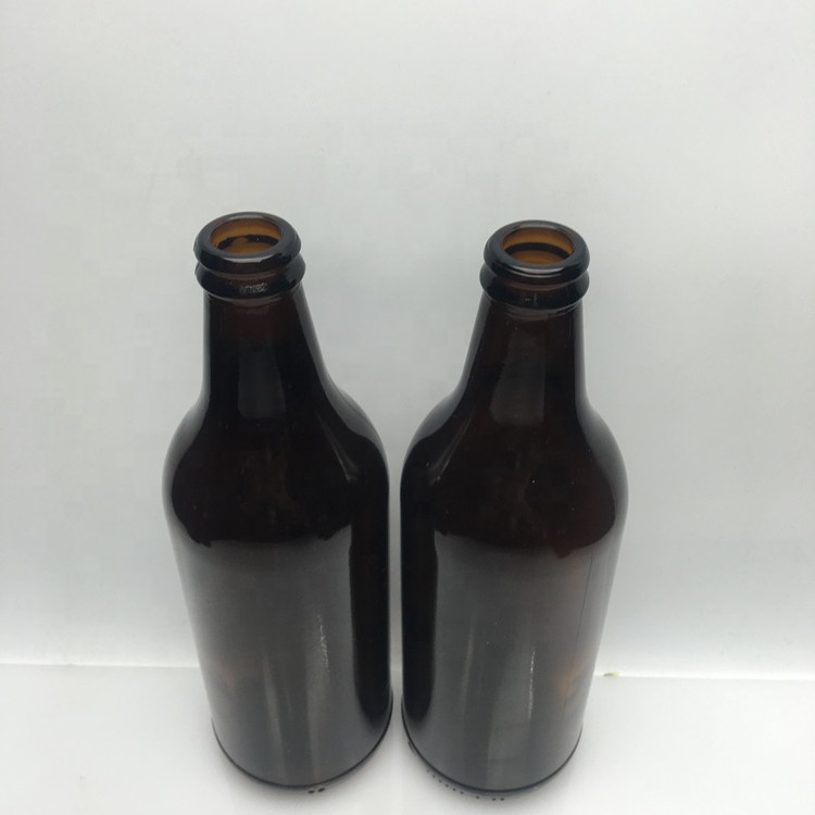 Manufacture wholesale 500ml brown amber glass beer bottle