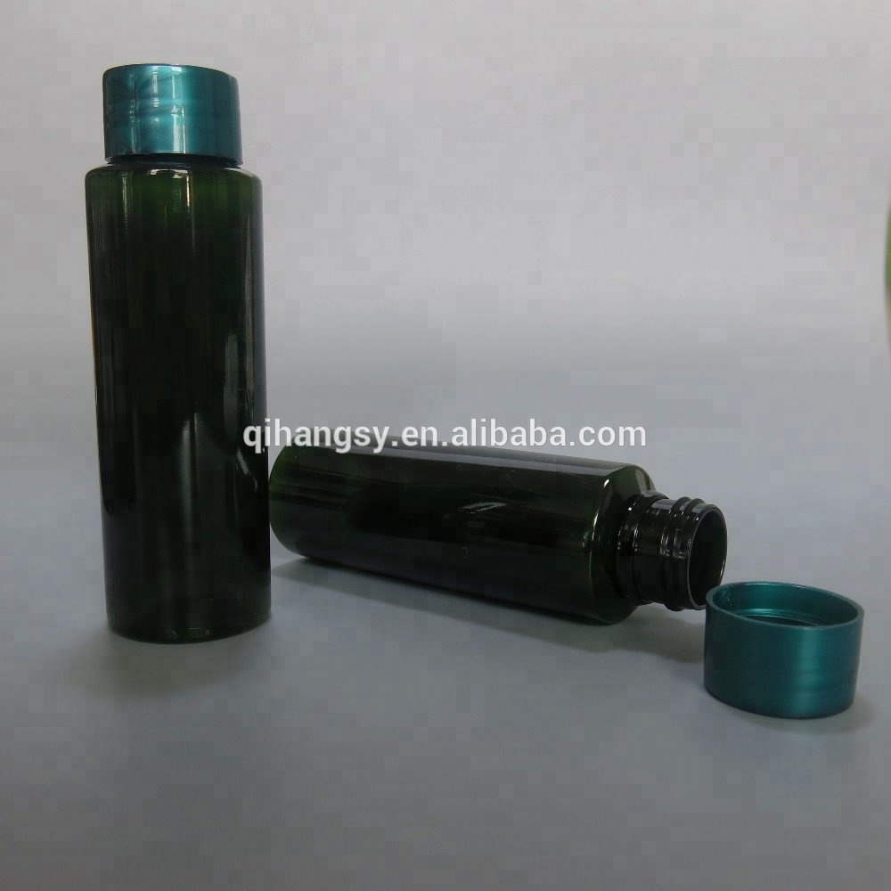 Manufacturer 1 liter disinfectant bottle 500ml medical amber liquor pet plastic bottle