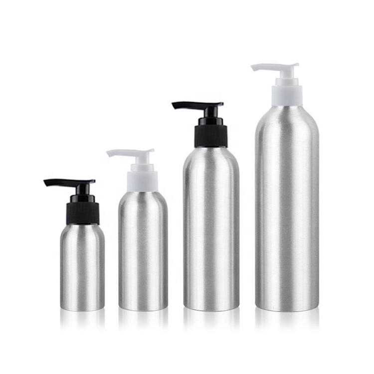 Manufacturer 100ml 250ml 300ml 500ml Lotion Pump Shampoo Aluminum Bottles