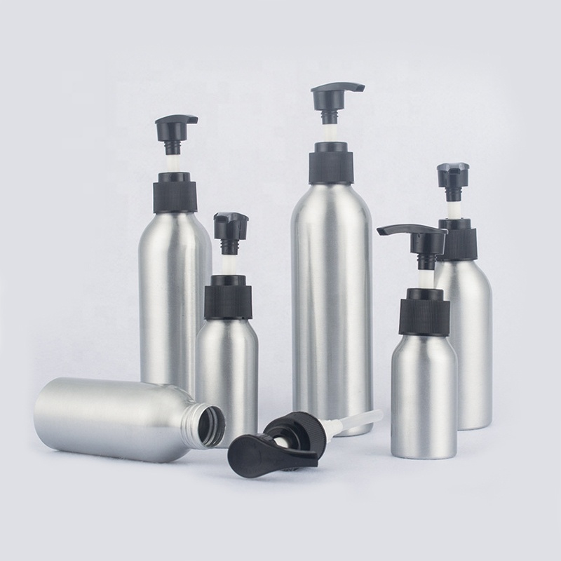 Manufacturer 100ml 250ml 300ml 500ml Lotion Pump Shampoo Aluminum Bottles