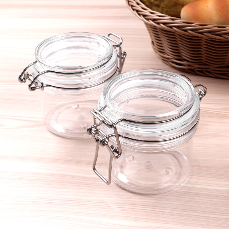 Manufacturer 150ml 200ml Round Sealing Bottle Container Cream Cosmetics Spice Jar Plastic Jars Food Grade