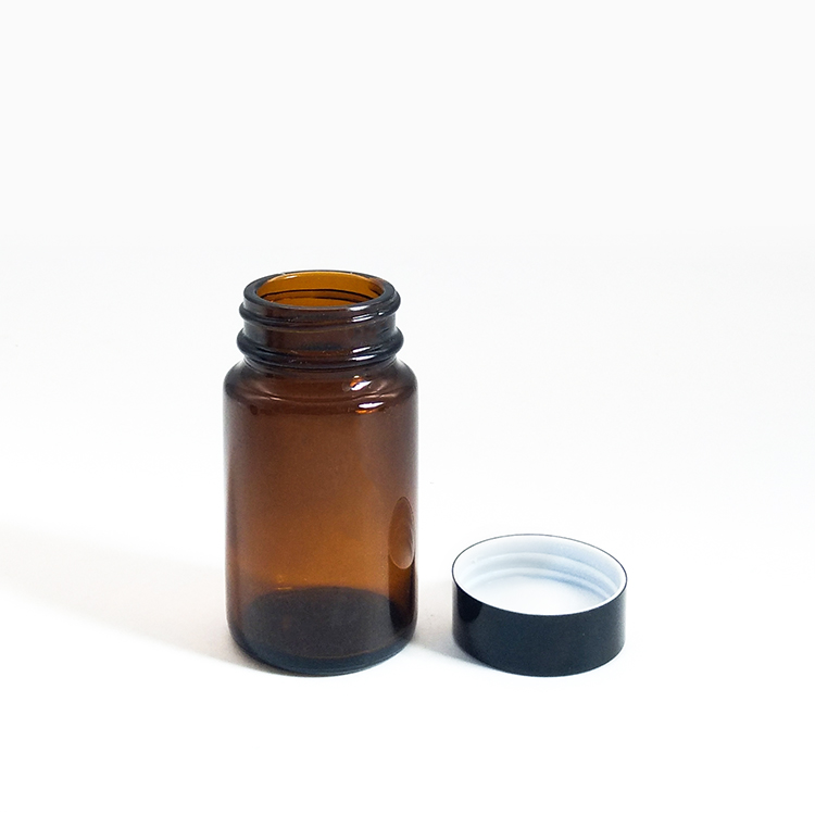 Manufacturer 150ml amber glass bottle for capsule made biodegradable medicine bottle