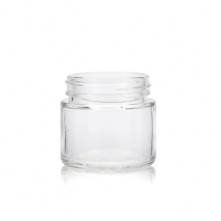 Manufacturer 1oz 2oz 3oz 4oz glass hemp storage jar with child proof lid