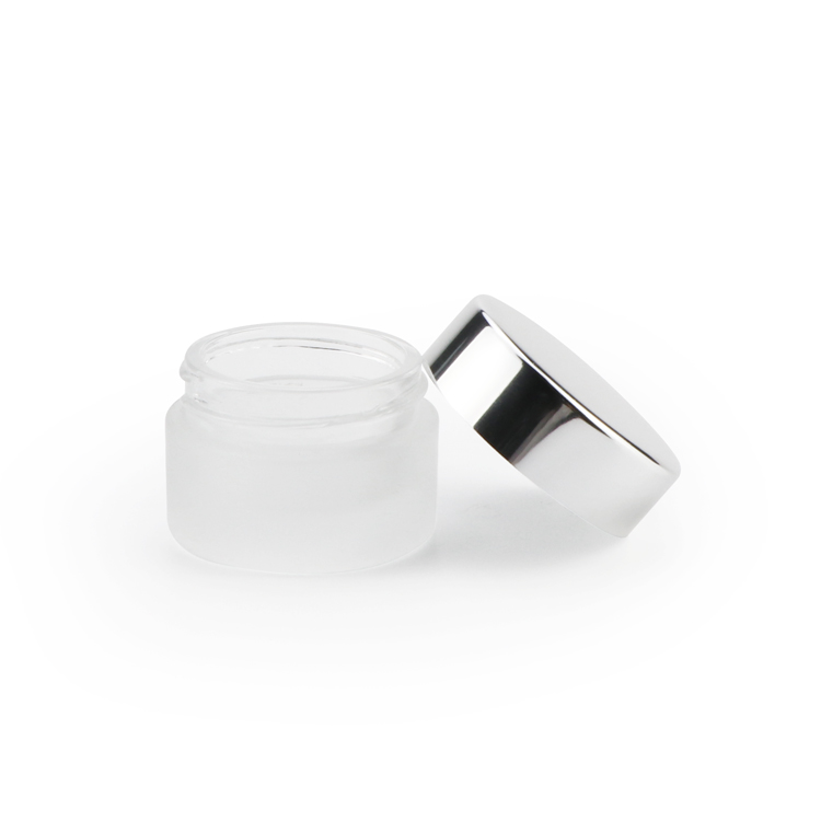 Manufacturer 20 30 50 100 ml wholesale frosted bulk leak proof essential oil 50ml cosmetic cream glass jars for Body Scrub