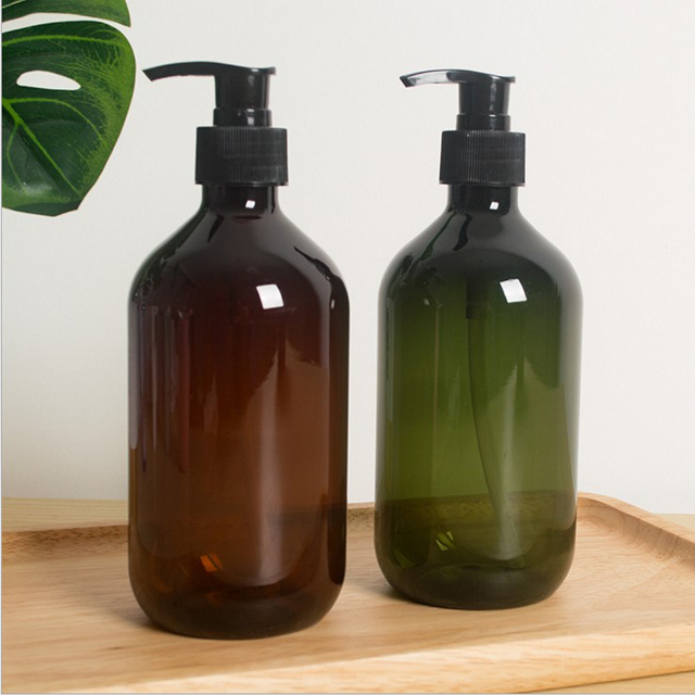 Manufacturer 500 ml 16 oz empty lotion pump plastic bottle