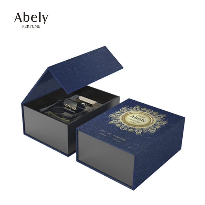 Manufacturer 50ml 100ml Empty high quality cylinder transparent OEM glass perfume bottle with gift box pump sprayer