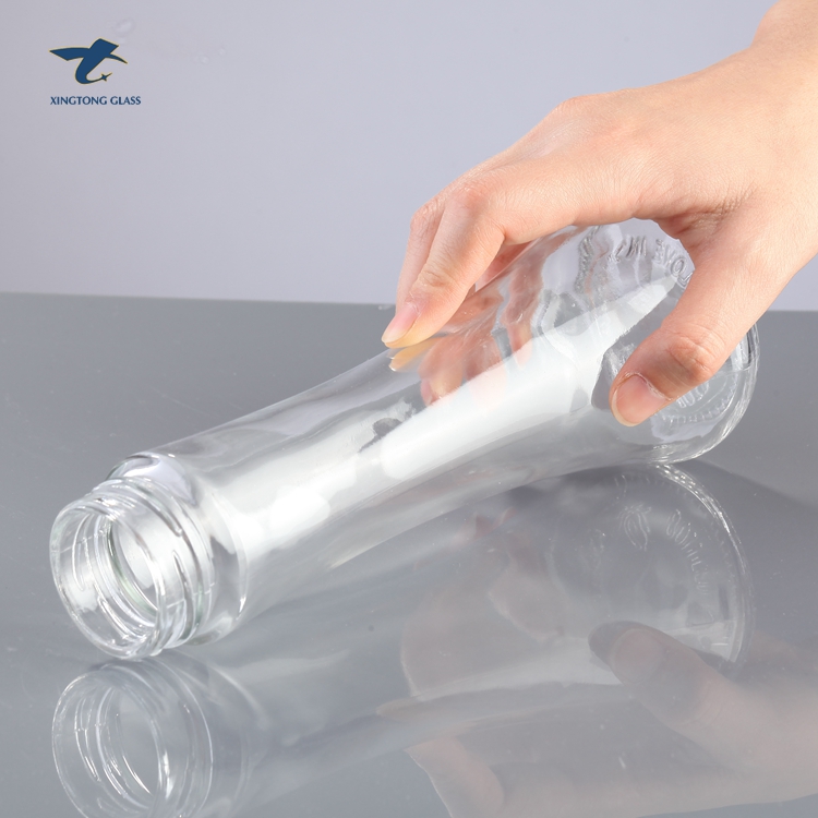 Manufacturer Best Quality Clear Transparent 300Ml Glass Bottle For Custom Lid