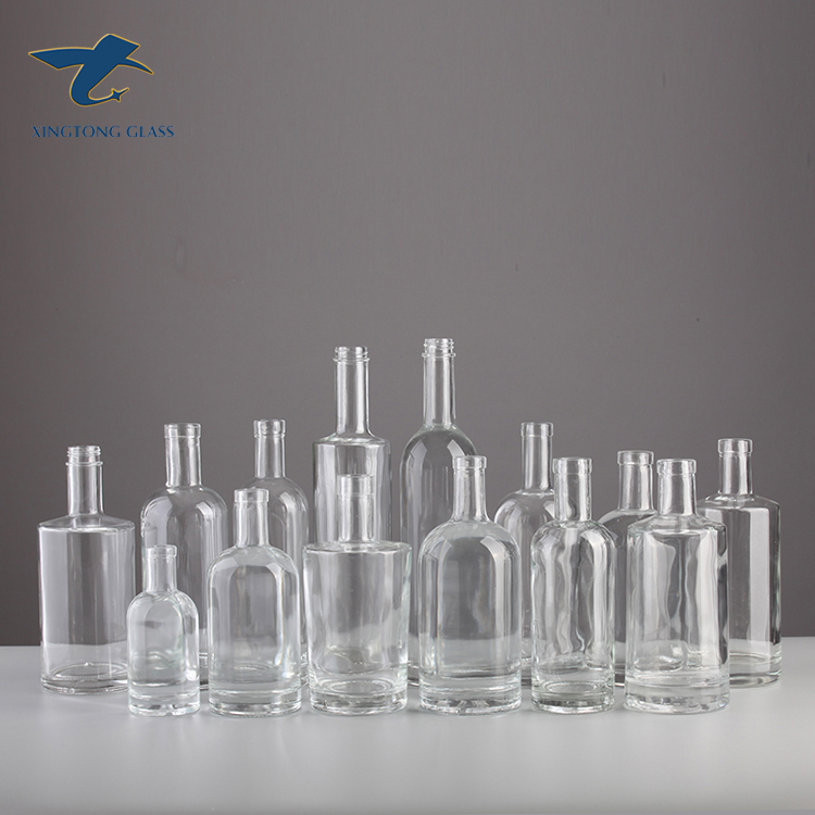 Manufacturer Best Quality Clear Transparent 300Ml Glass Bottle For Custom Lid
