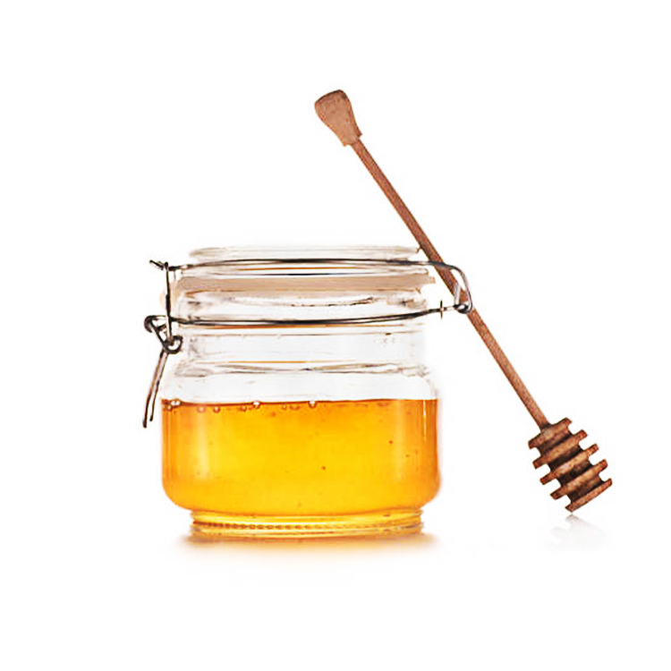 Manufacturer Clasp Bottle Sealed Storage Tank Stainless Steel Button Honey Passion Fruit Glass Jar