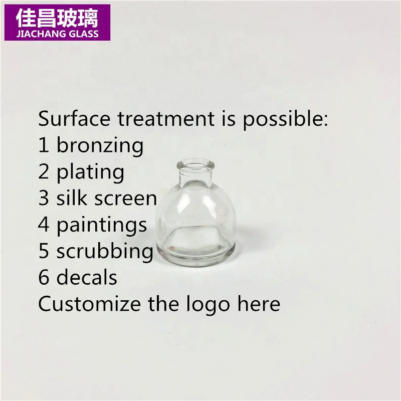 Manufacturer Custom 60ml 150ml 250ml Decorative Glass Bottle Reed Diffuser Perfume Bottle Reed Bottle