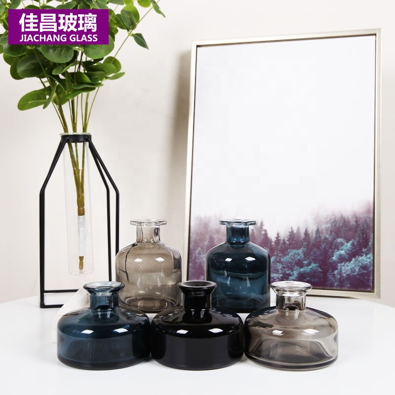 Manufacturer Custom 60ml 150ml 250ml Decorative Glass Bottle Reed Diffuser Perfume Bottle Reed Bottle