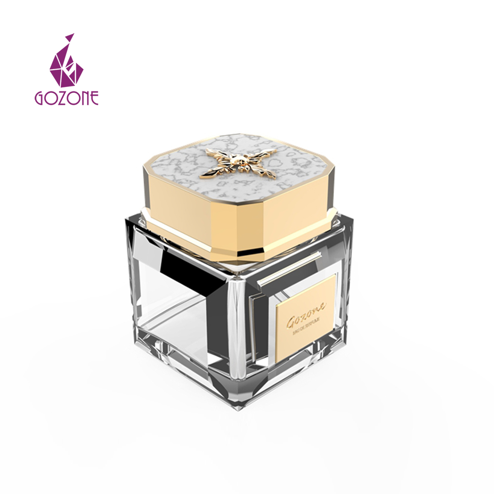 Manufacturer Empty Glass Luxury Arabic Oud Bakhoor Jar Bottle With Packaging