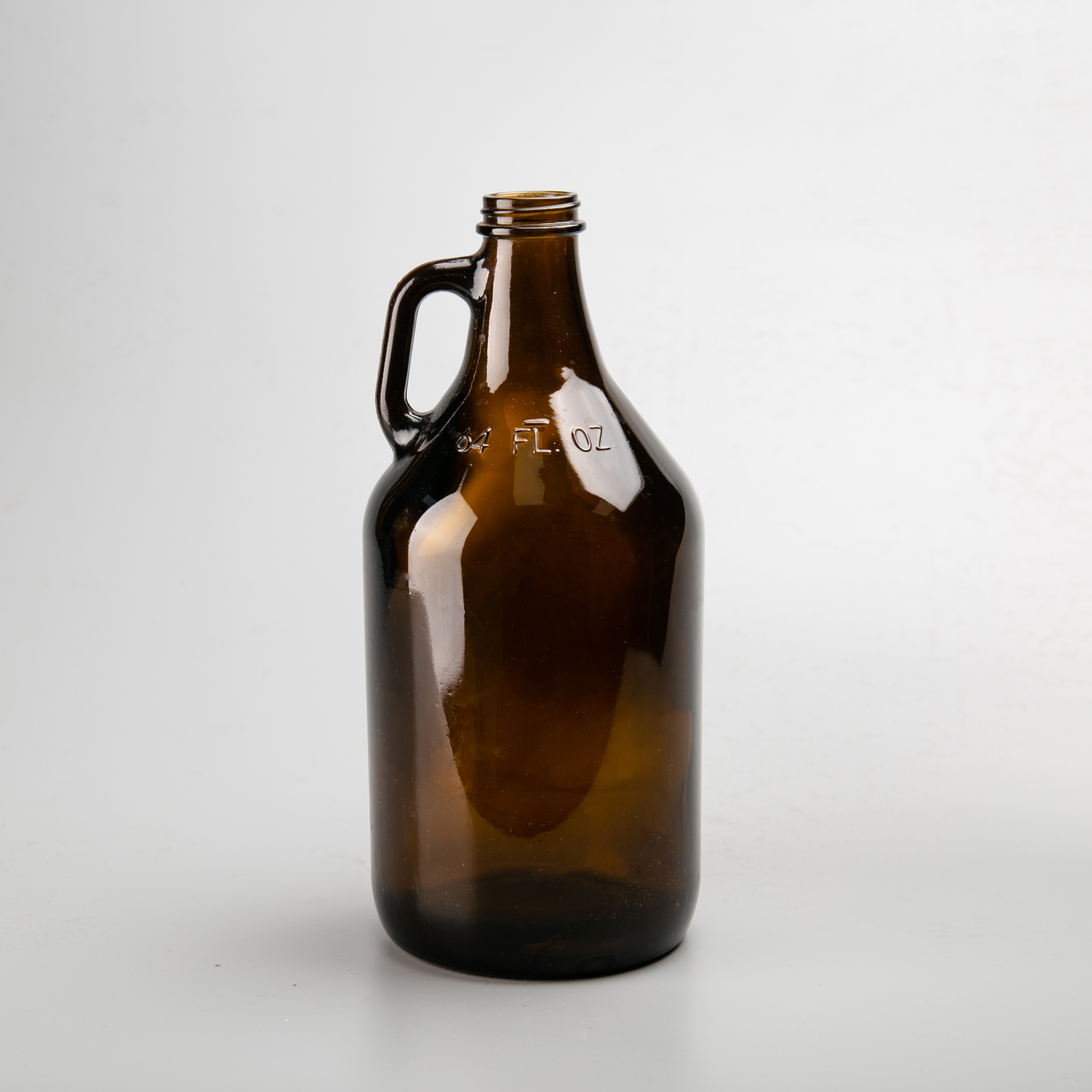Manufacturer Factory Price Wholesale 64oz Amber California Liquor Glass Bottle1236