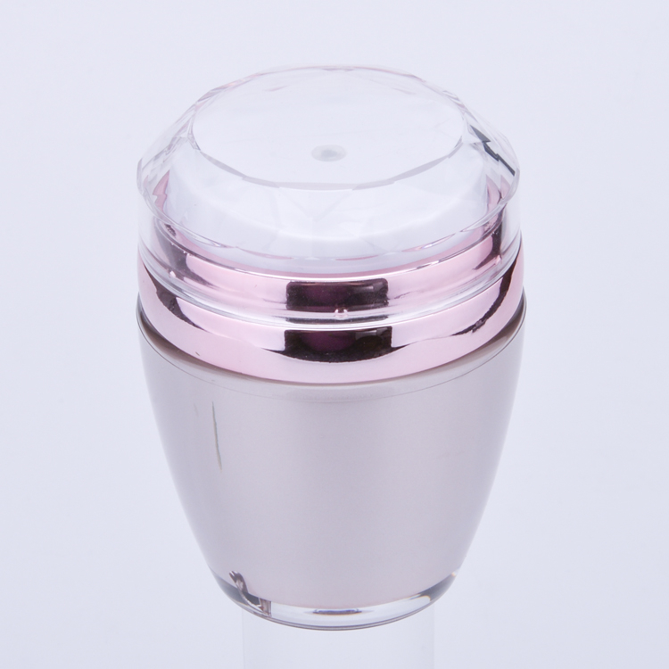 Manufacturer Fancy Empty Purple Acrylic Cosmetic Cream Jars