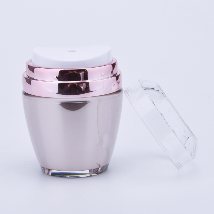 Manufacturer Fancy Empty Purple Acrylic Cosmetic Cream Jars
