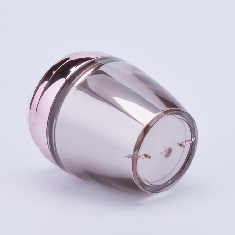 Manufacturer Fancy Empty Purple Acrylic Cosmetic Cream Jars
