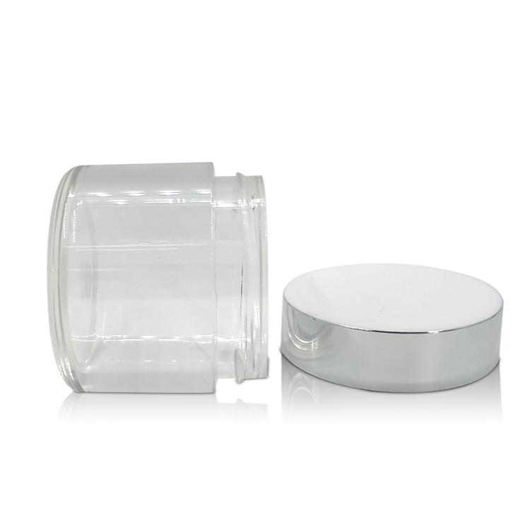 Manufacturer Hot Sale Product 50g Clear Round Plastic Jar with Lid for Cosmetic Cream Skin Care