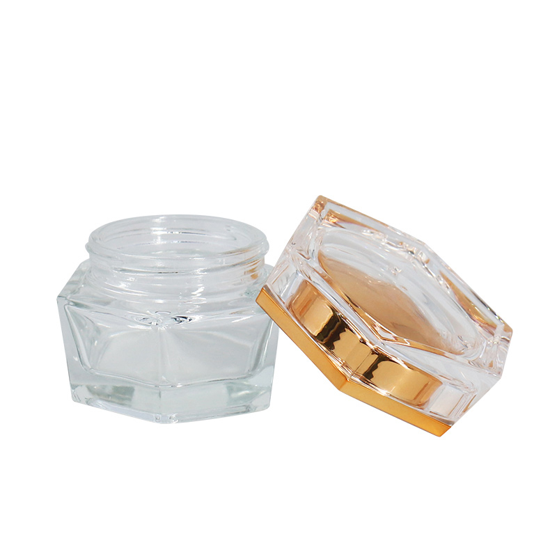 Manufacturer Luxury 20g 50g Double Wall Container Glass Empty Cosmetic Bottle Jar For Lotions And Creams