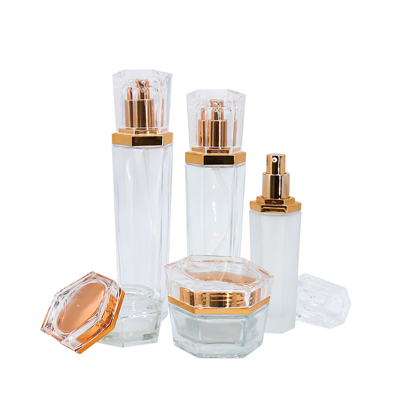 Manufacturer Luxury 20g 50g Double Wall Container Glass Empty Cosmetic Bottle Jar For Lotions And Creams