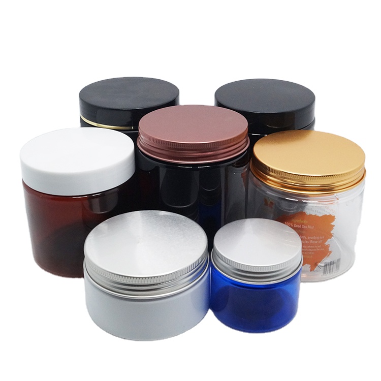 Manufacturer PET Plastic Food Jar With Screw Top Lid