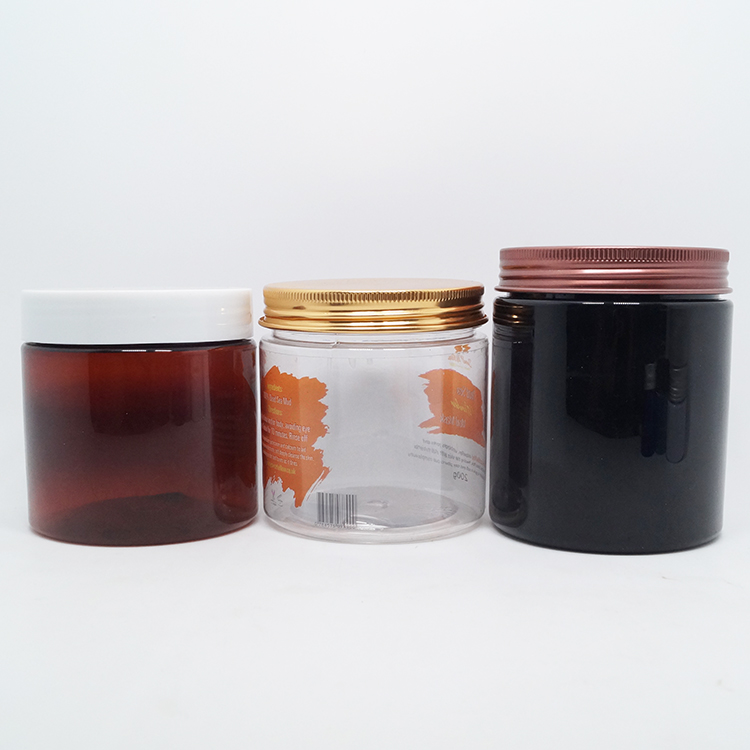 Manufacturer PET Plastic Food Jar With Screw Top Lid