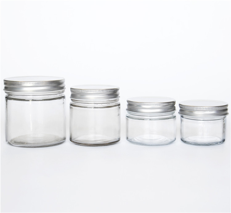 Manufacturer Straight Side Glass Screw Lid Jar For Food