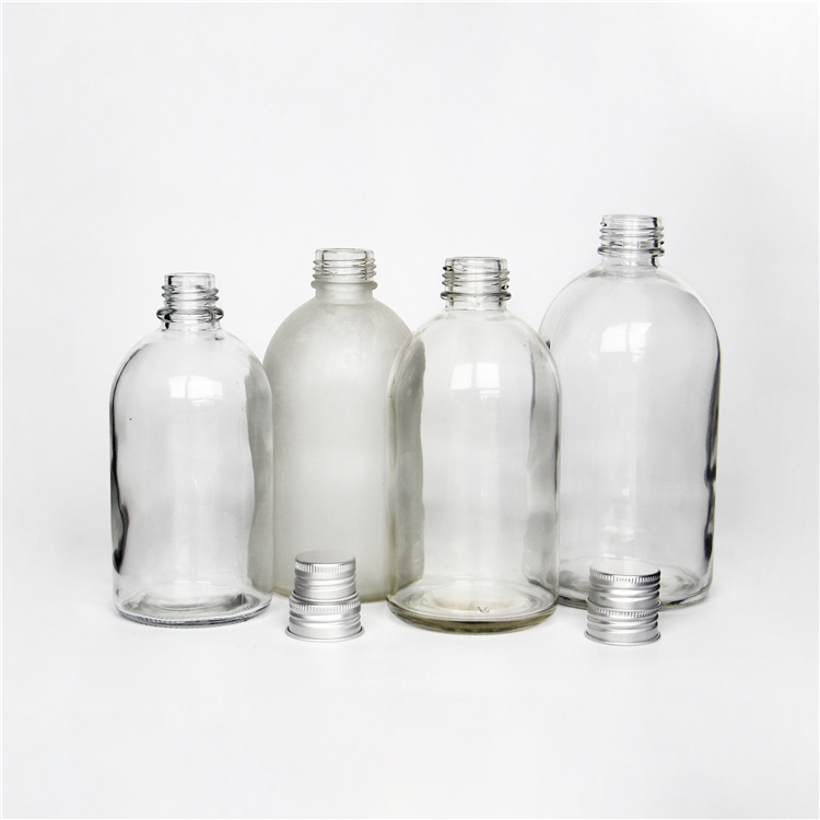 Manufacturer Supply 200ml 350ml Frosted Storage Glass Bottles for Juice beverage Kombucha Tea