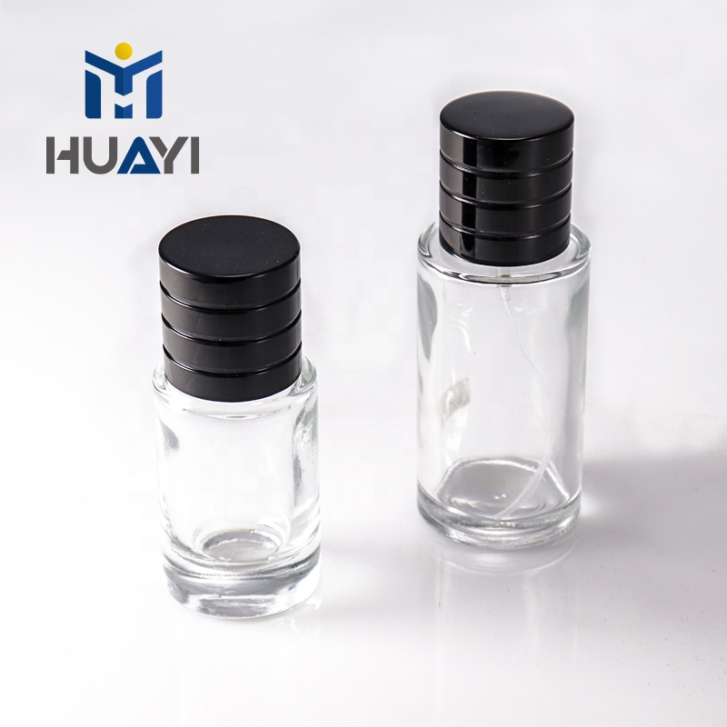 Manufacturer Wholesale cylinder 25 ml 30 ml 50 ml 100 ml empty magnetic perfume spray glass bottle