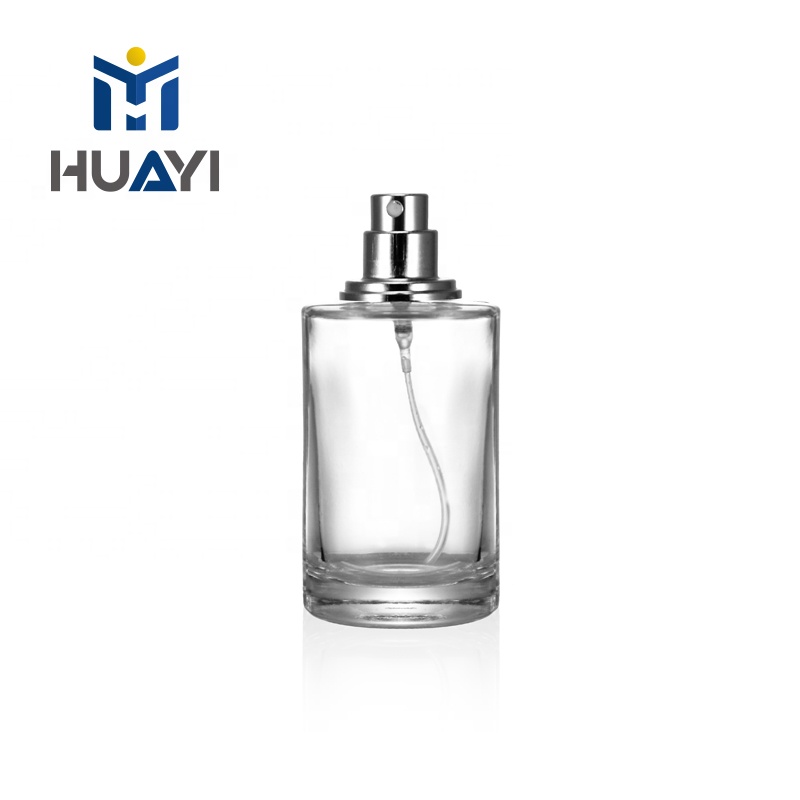 Manufacturer Wholesale cylinder 25 ml 30 ml 50 ml 100 ml empty magnetic perfume spray glass bottle