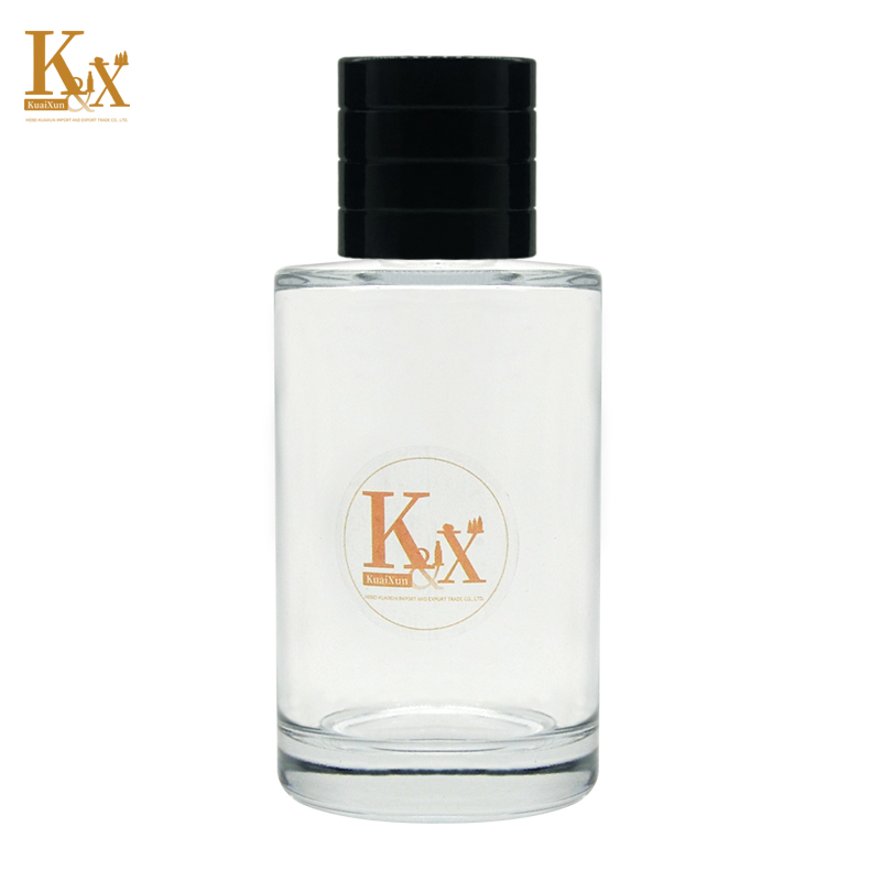 Manufacturer Wholesale cylinder clear 30ml 50 ml 100 ml empty perfume spray glass bottle