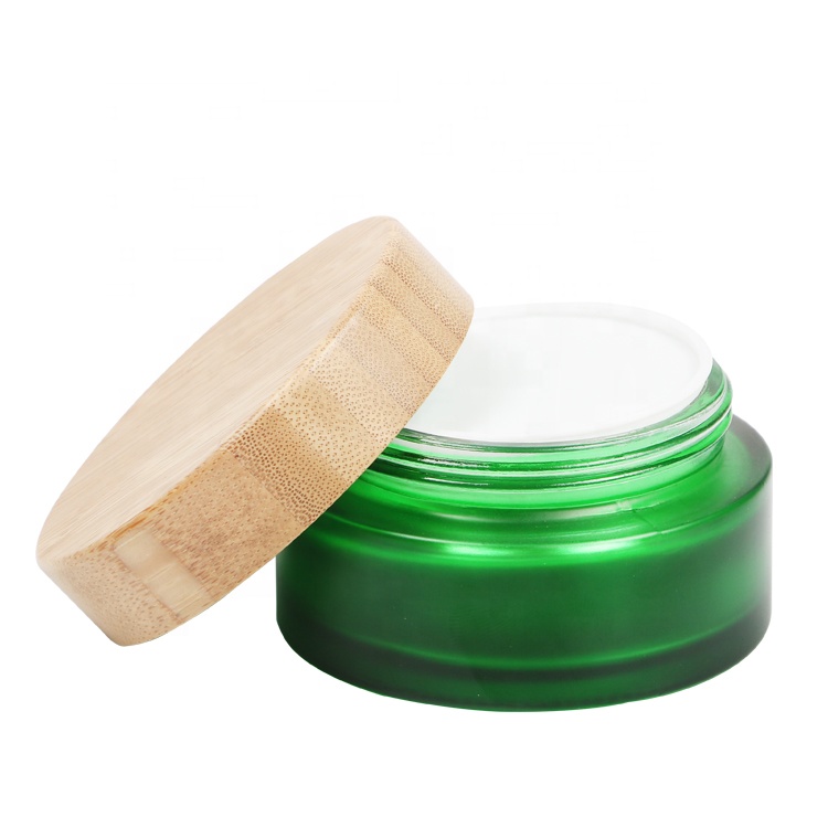 Manufacturer Wholesale wide 30g 1oz 50g 2oz 100g 3oz Round Luxury Bamboo Jar Cosmetics