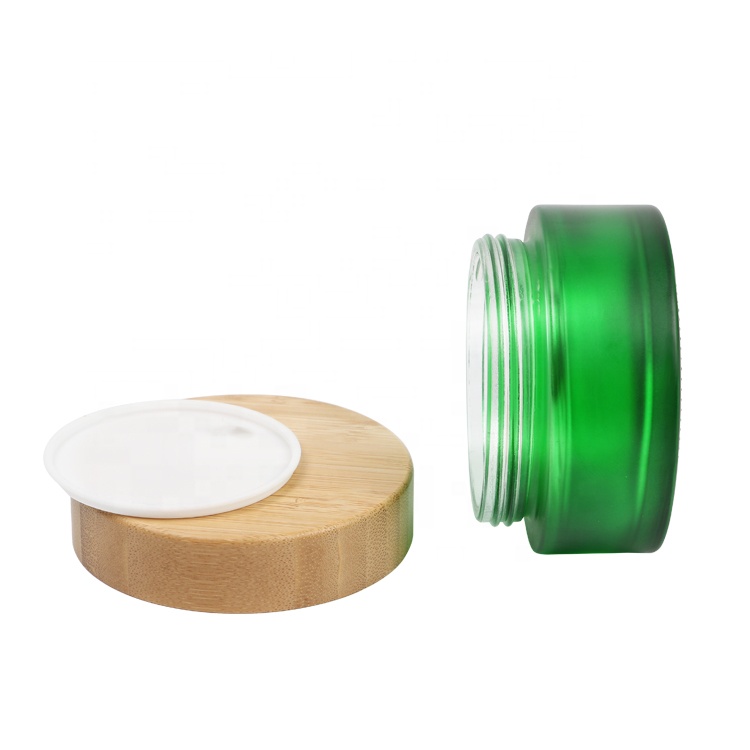 Manufacturer Wholesale wide 30g 1oz 50g 2oz 100g 3oz Round Luxury Bamboo Jar Cosmetics