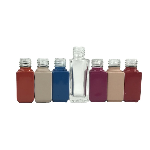 Manufacturer custom 4.5ml 10ml rectangle nail polish bottle
