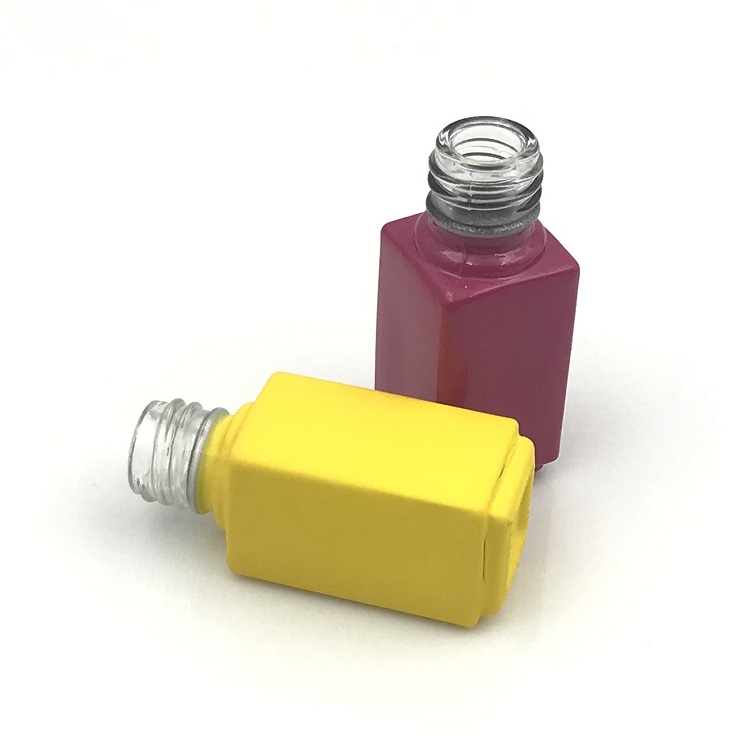 Manufacturer custom 4.5ml 10ml rectangle nail polish bottle