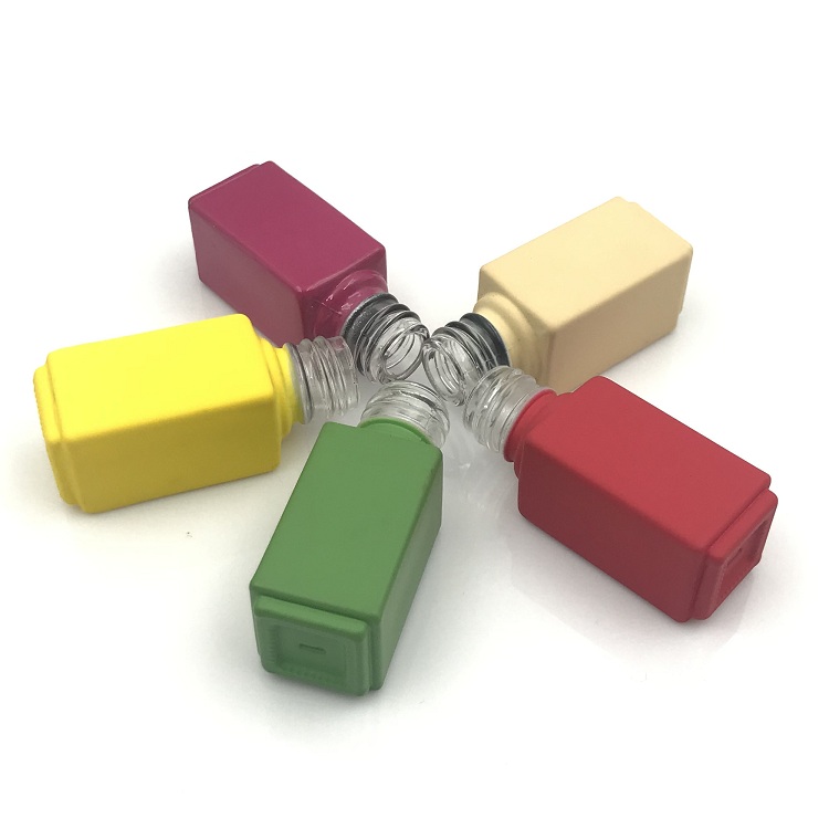 Manufacturer custom 4.5ml 10ml rectangle nail polish bottle