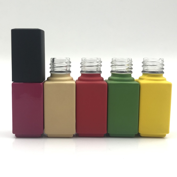 Manufacturer custom 4.5ml 10ml rectangle nail polish bottle