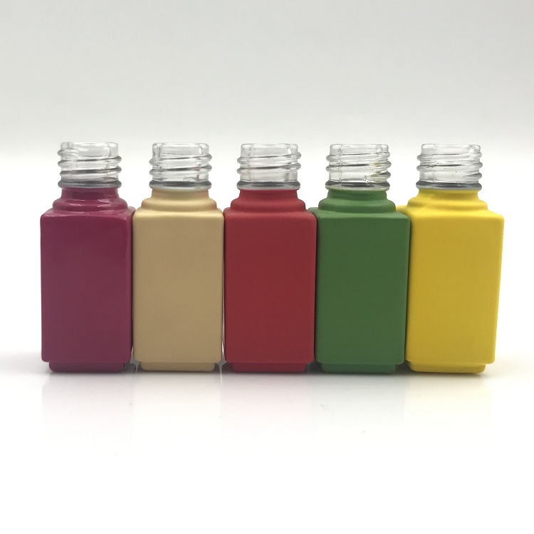 Manufacturer custom 4.5ml 10ml rectangle nail polish bottle