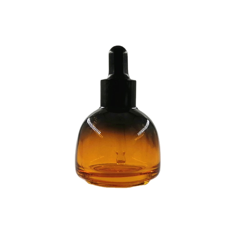 Manufacturer custom for fancy amber essential oil glass bottle