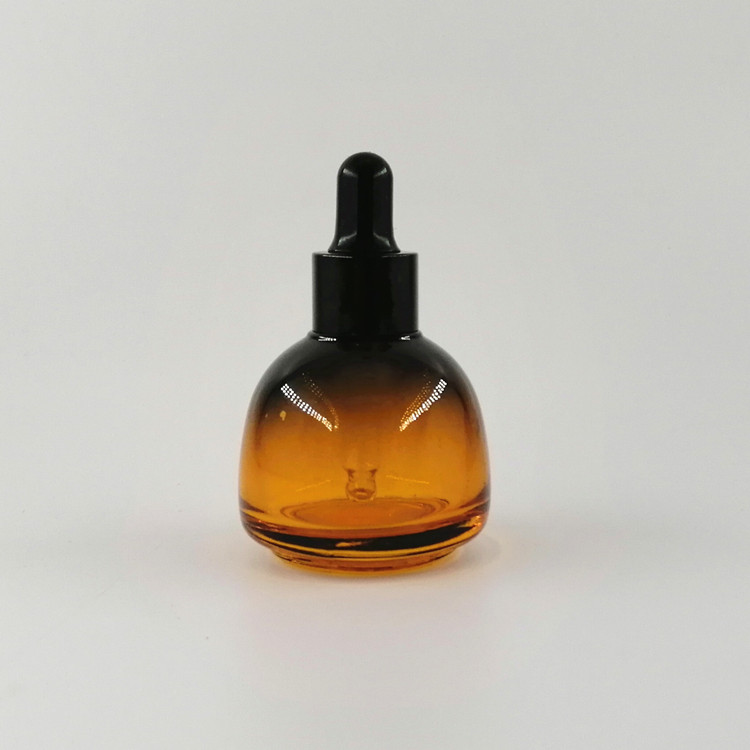 Manufacturer custom for fancy amber essential oil glass bottle