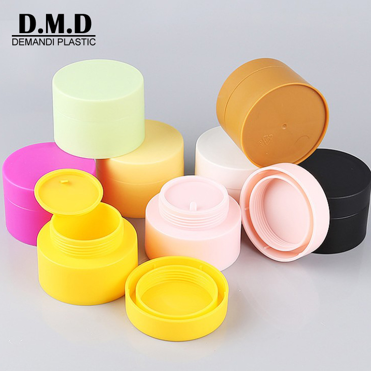 Manufacturer food grade 3ml 5ml 10ml 15ml 30ml 50ml 80ml empty plastic PP matte cosmetic cream jar for kids