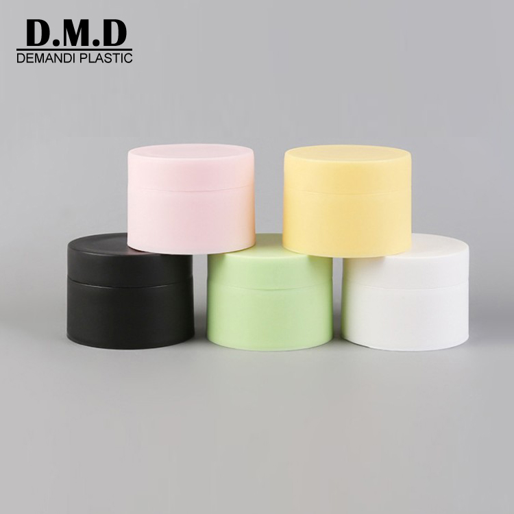 Manufacturer food grade 3ml 5ml 10ml 15ml 30ml 50ml 80ml empty plastic PP matte cosmetic cream jar for kids