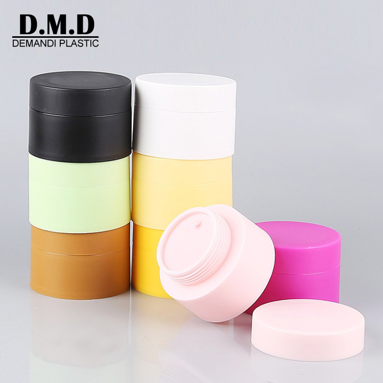 Manufacturer food grade 3ml 5ml 10ml 15ml 30ml 50ml 80ml empty plastic PP matte cosmetic cream jar for kids