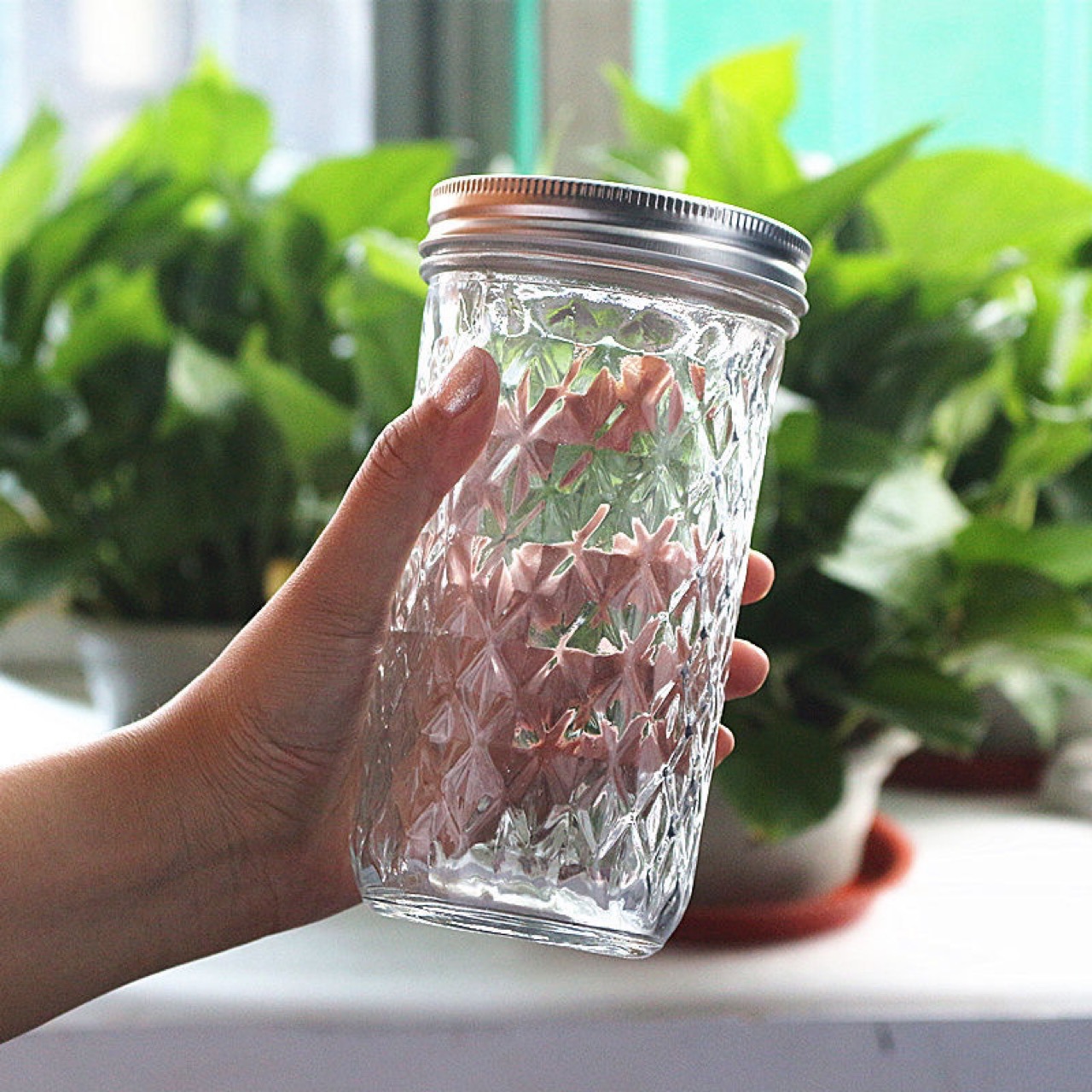 Manufacturer mason jar 8oz with lid in bulk kitchen storage honey jam jar glass