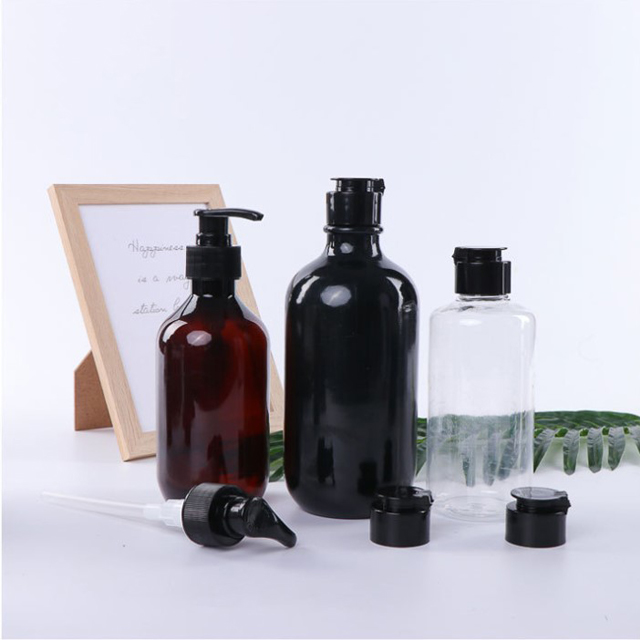 Manufacturer plastic bottle with lotion pump for hair oil in stock