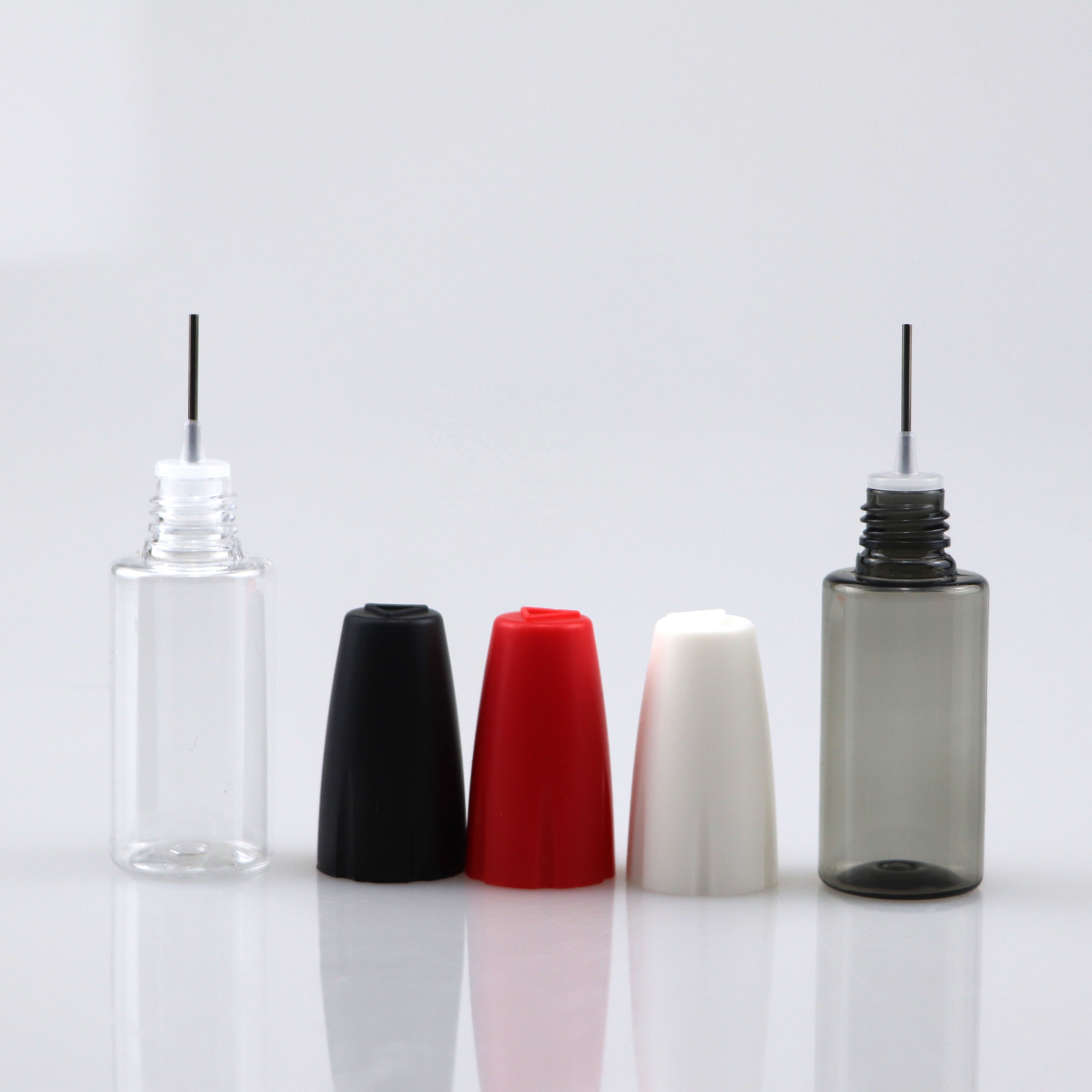 Manufacturer price high quality 10ml 15ml squeeze bottles with needle tip pet bottle for e liquid oil