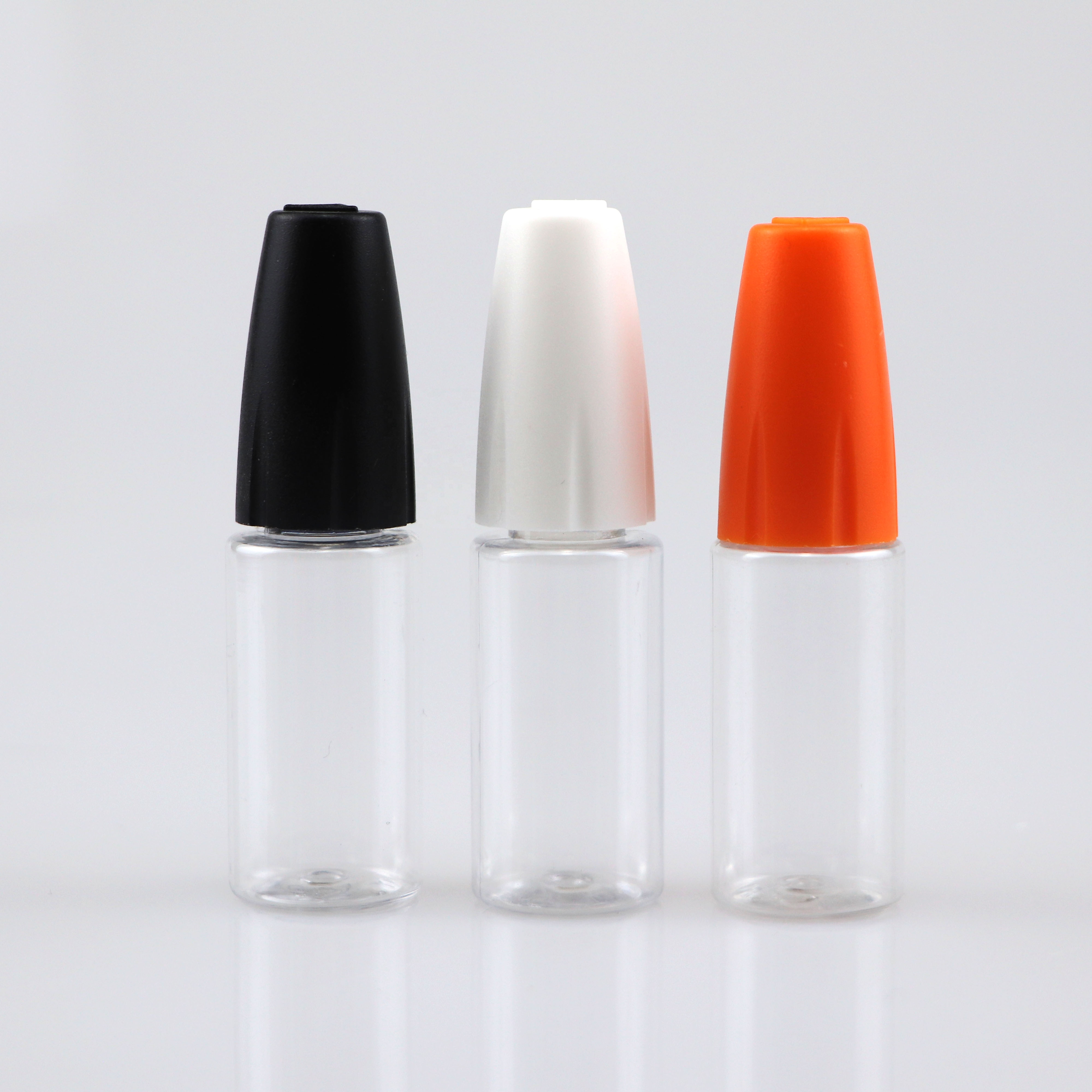 Manufacturer price high quality 10ml 15ml squeeze bottles with needle tip pet bottle for e liquid oil