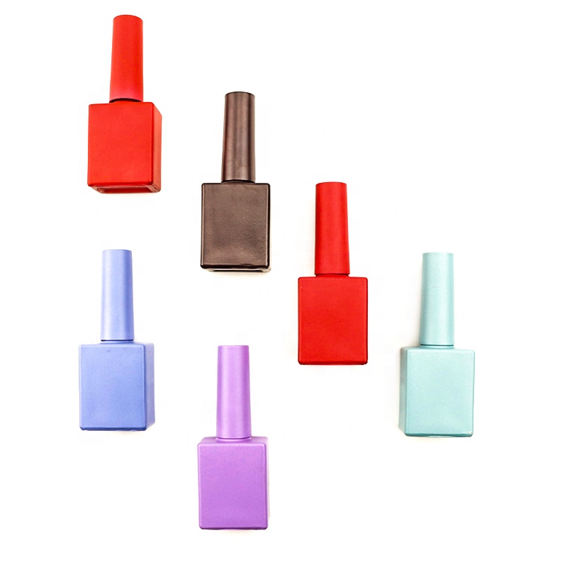 Manufacturer's high-grade nail polish bottle with lid and brush glass