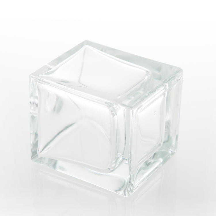 Manufacturer transparent flat rectangular 30ml empty glass perfume bottle