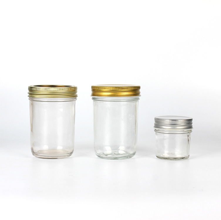 Manufacturer wholesale Mason jars 8oz 12oz 16oz custom mason jars 32 oz wide mouth